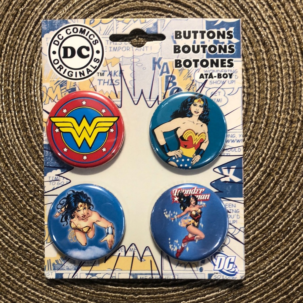 Wonder Woman Buttons